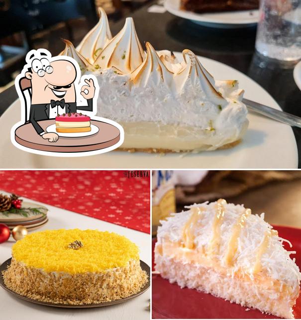 Bolo de queijo em Café Reserva Cafeteria e Doceria Atelier dos Sabores Tortas doces e salgadas Niterói