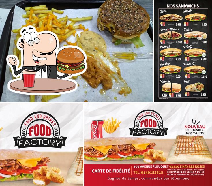 Les hamburgers de Food Factory L'Haÿ-Les-Roses will satisferont différents goûts