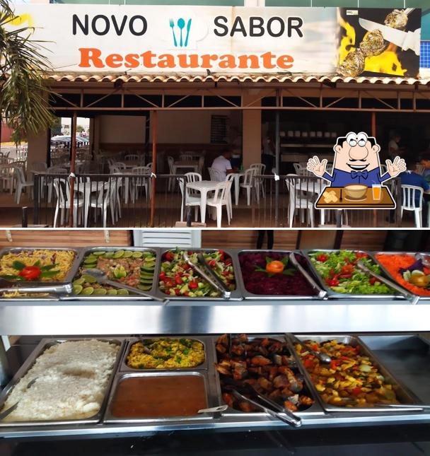 Comida em Novo Sabor Restaurante