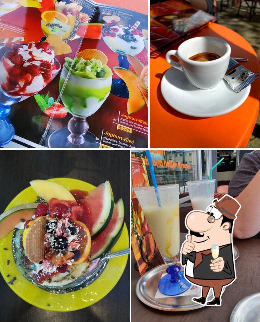 Eiscafé Luna sert des boissons alcoolisées