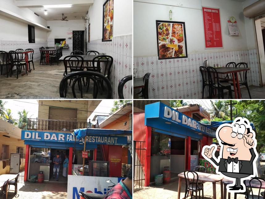 The interior of Dil Dar Family Restaurant