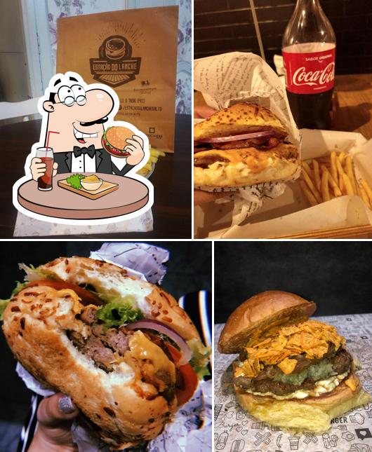 Treat yourself to a burger at Estação do Lanche