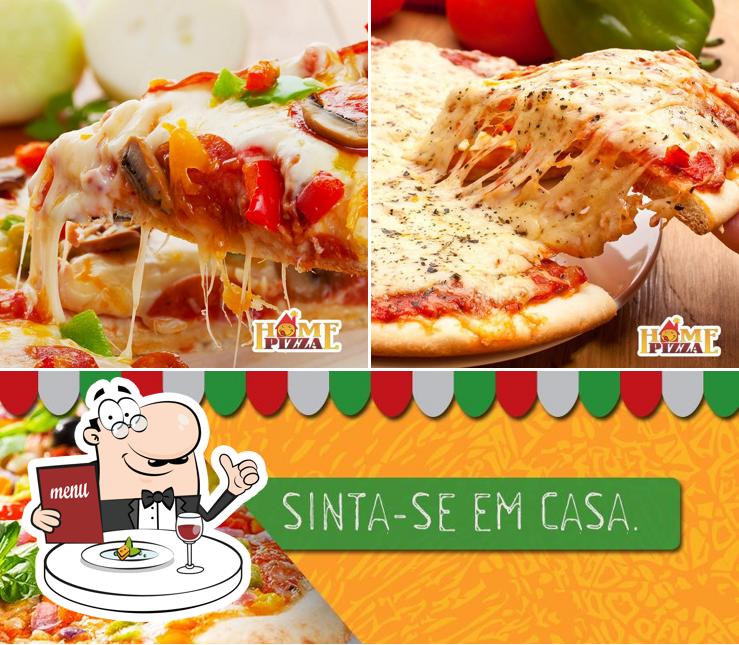 Platos en Home Pizza