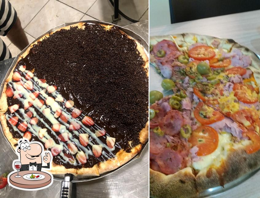 Platos en Divina Pizza e Burguer