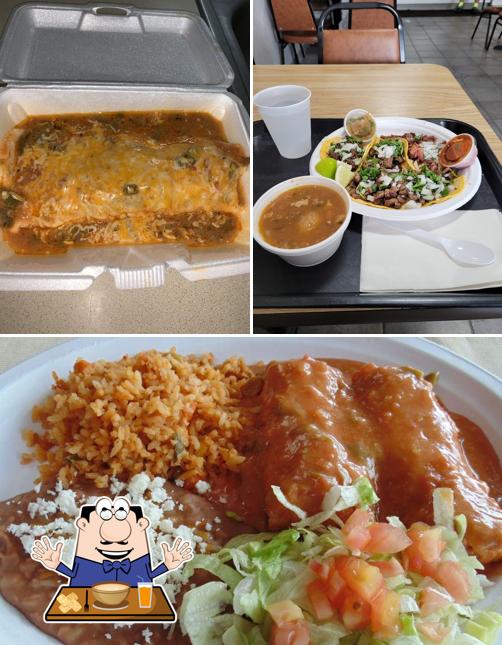 Food at Las Palmeras Mexican Grill