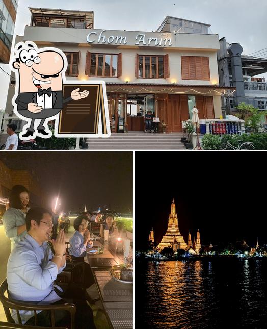 Mira las imágenes donde puedes ver exterior y barra de bar en Chom Arun