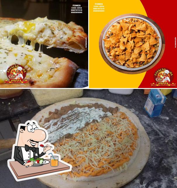 Platos en Estação da Pizza