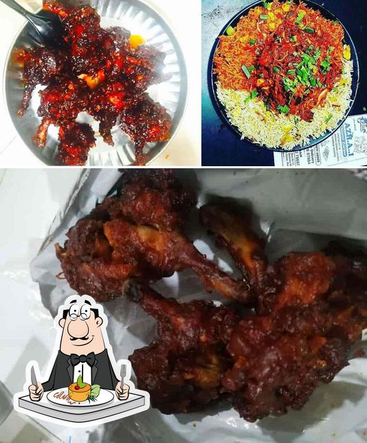 Food at Five Fingers Restaurant