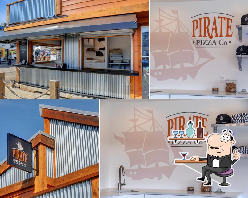 El interior de Pirate Pizza Co