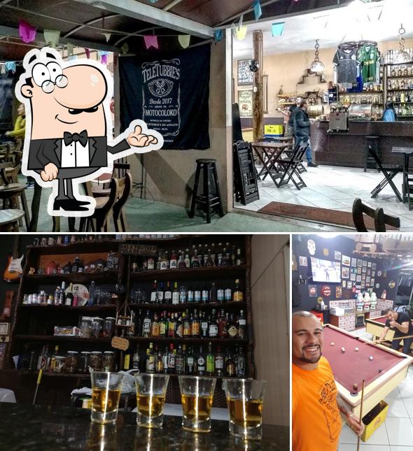 O interior do Bar e Petiscaria Brothers