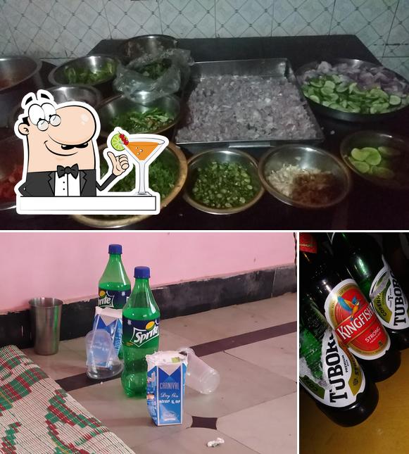 The photo of Bhagyalakshmi Bar’s drink and food