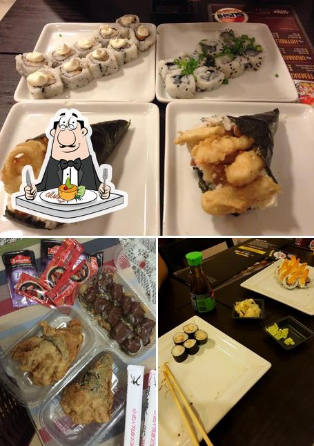 Comida em Sushi Franceses