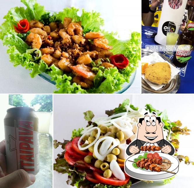 Comida em Bar Marronzinho