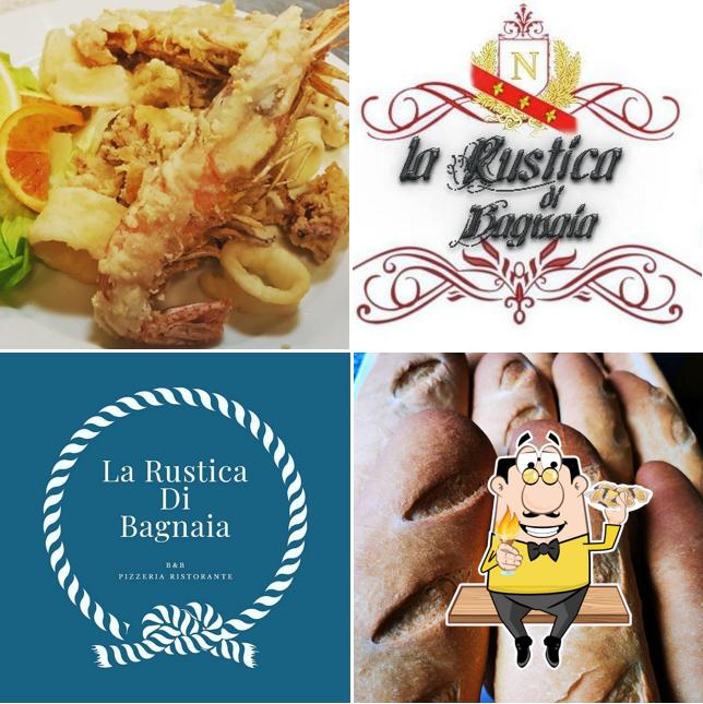 Gli ospiti di Bar Ristorante Pizzeria La Rustica possono ordinare diversi pasti di mare