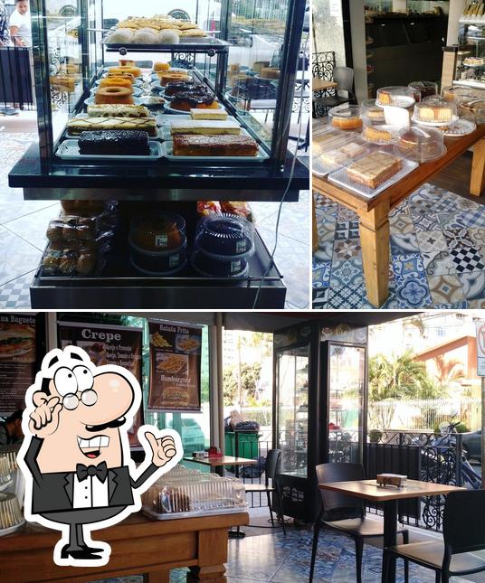 O interior do Pão Nosso - Padaria, Confeitaria & Cafeteria