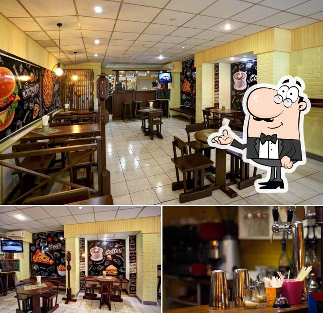 Las fotografías de interior y barra de bar en Pizza Yuta