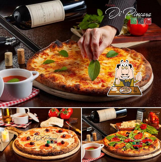 No Di Píncara Pizzaria e Restaurante, você pode desfrutar de pizza
