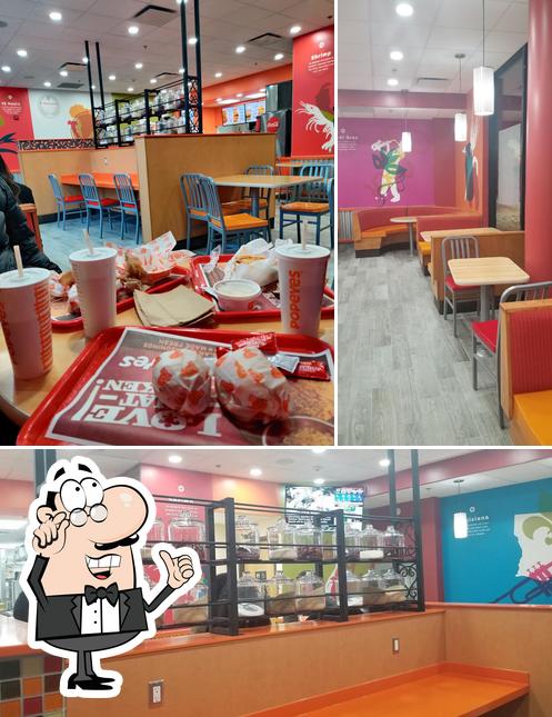 L'intérieur de Popeyes Louisiana Kitchen