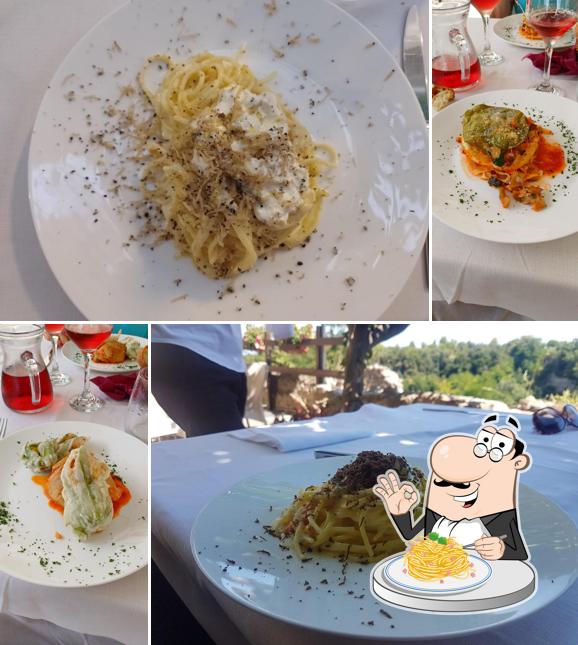 Spaghetti alla carbonara al Taverna Il Portico
