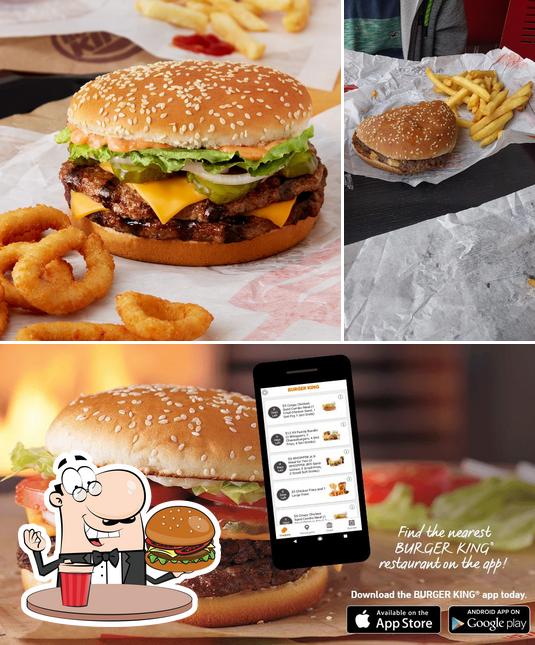 Order a burger at Burger King