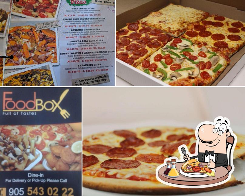 Essayez des pizzas à Food Box Restaurant