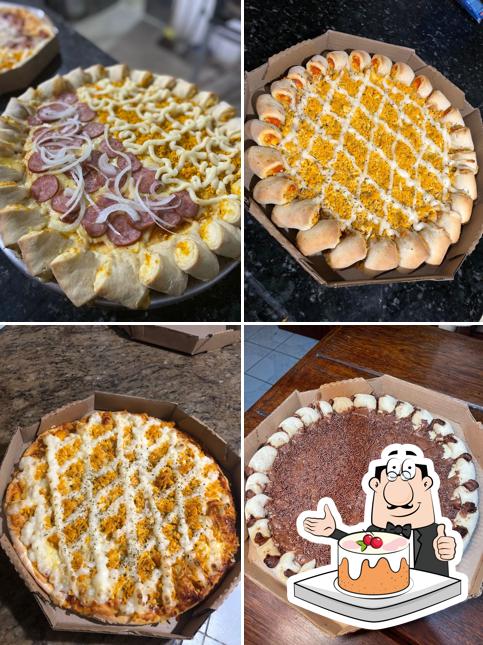 Bolos de cenoura em Delicious Pizzaria