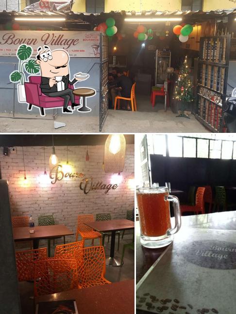 The interior of Bourn Village
