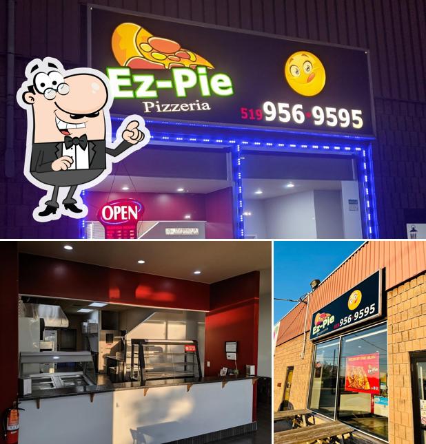 L'intérieur de Ez-Pie Pizzeria