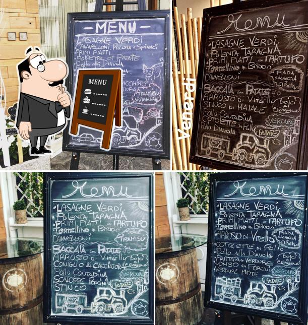 Découvrez le menu du jour sur le tableau