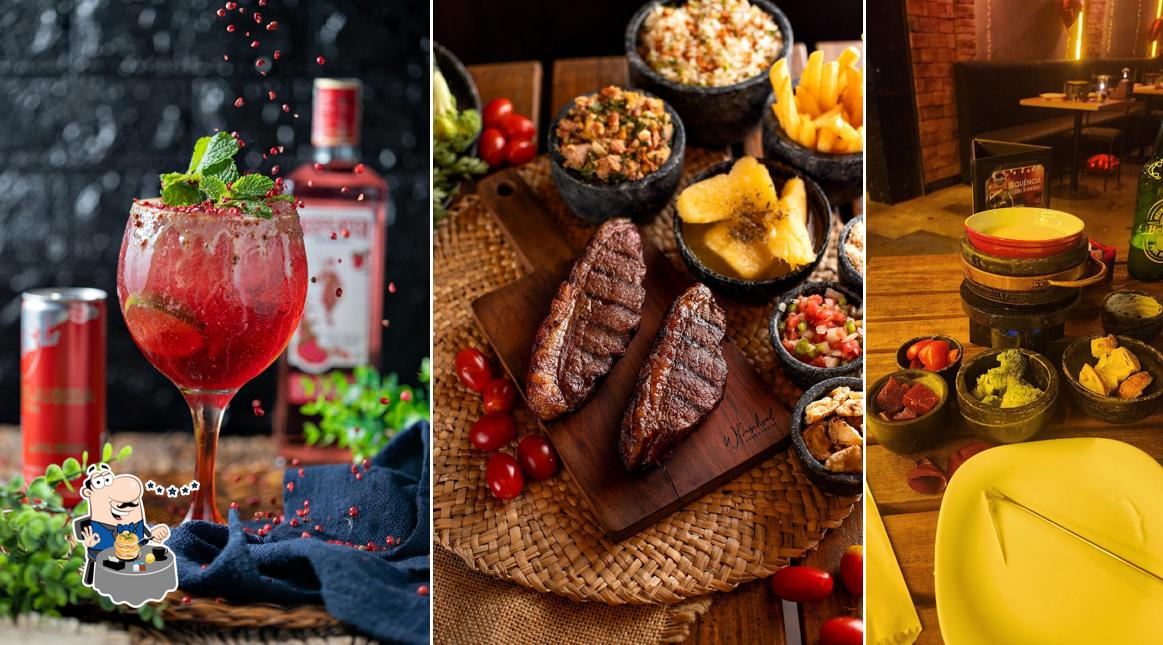 Platos en Bendito Deck Bar