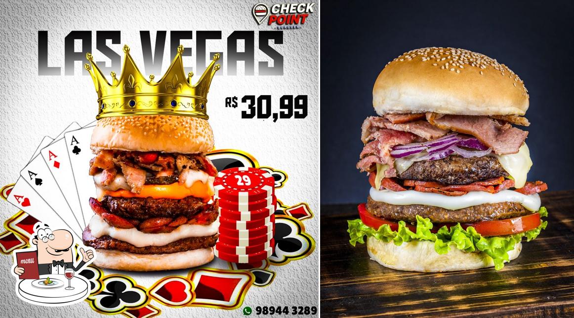 Comida em Checkpoint Burger