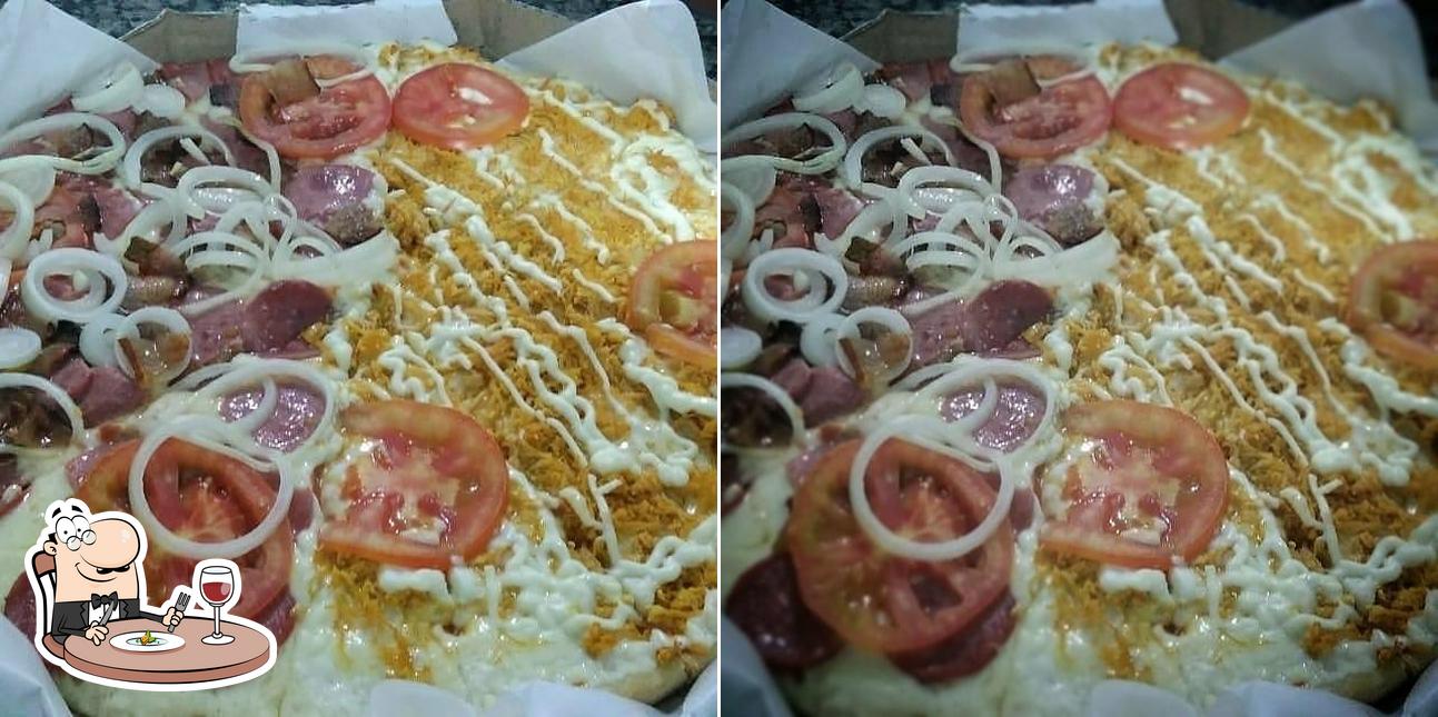 Comida em Pizzaria paraiso