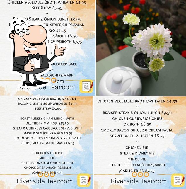 Riverside Tea Room & Secret Garden in Dromore Restaurant menu and reviews