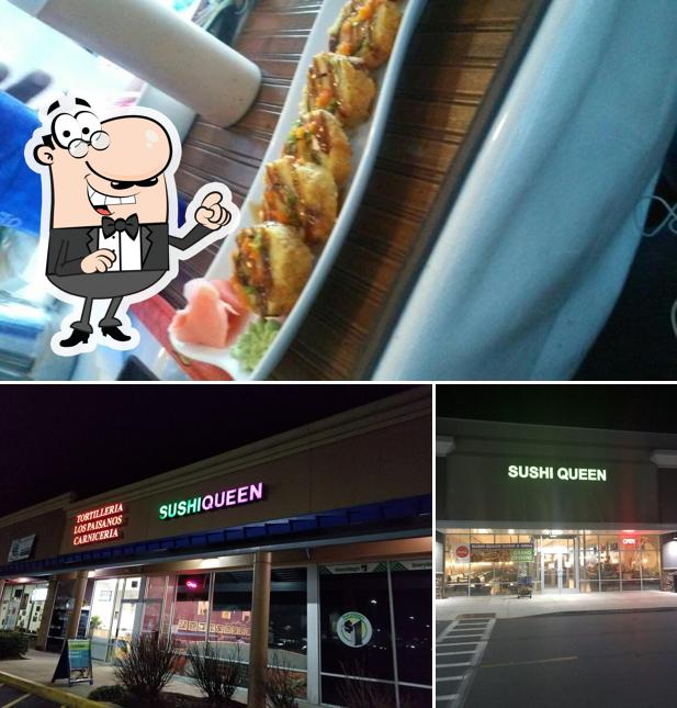 Las fotografías de exterior y comida en Sushi Queen Sushi and Grill