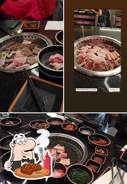 Pick meat meals at Mon Ami Korean BBQ Sainte-Catherine O