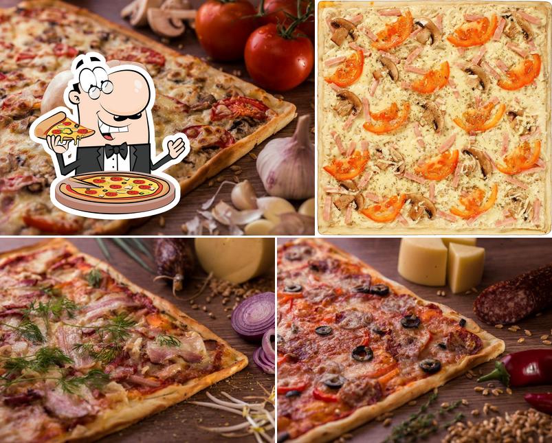 A Pizza Ricca, vous pouvez commander des pizzas