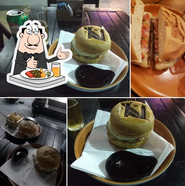 Comida em Nautz Burger Sushi Lounge Bar