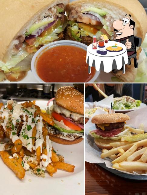 Try out a burger at The Post Restaurant & Bar
