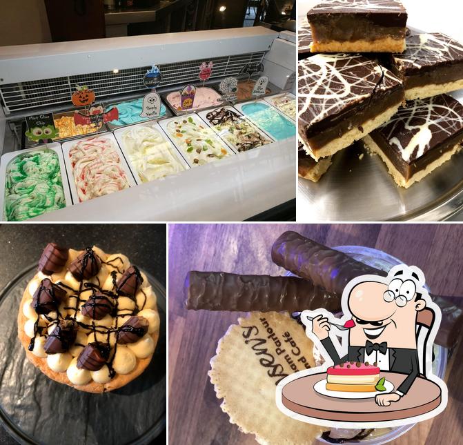 Hansen's ice cream parlour and cafe in Kendal Restaurant menu and reviews