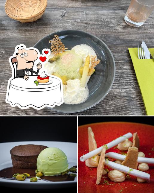 Brasserie La Dixence offers a selection of desserts