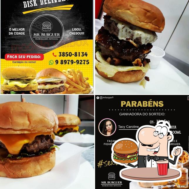 Consiga um hambúrguer no Mr. Burger Delivery