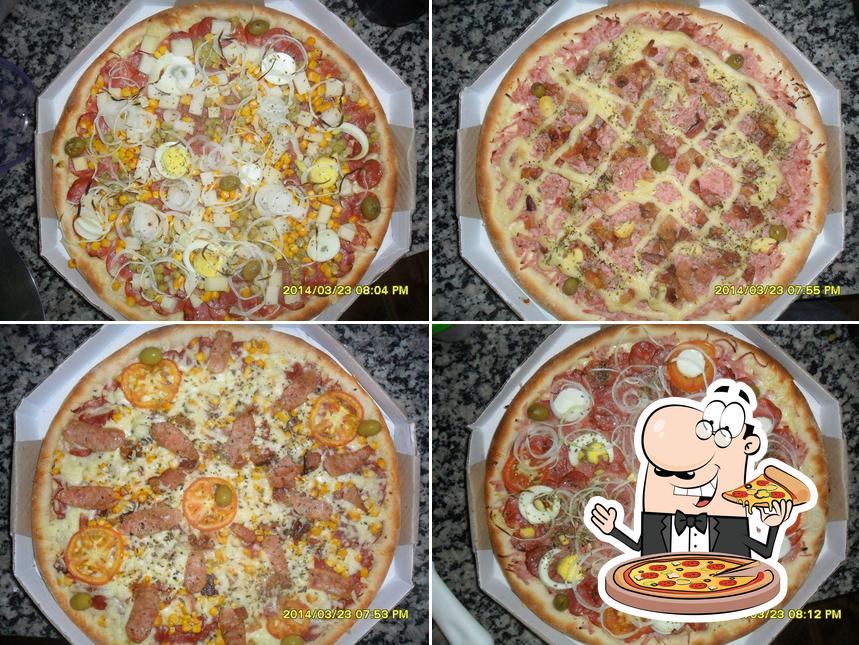 Experimente diferentes tipos de pizza