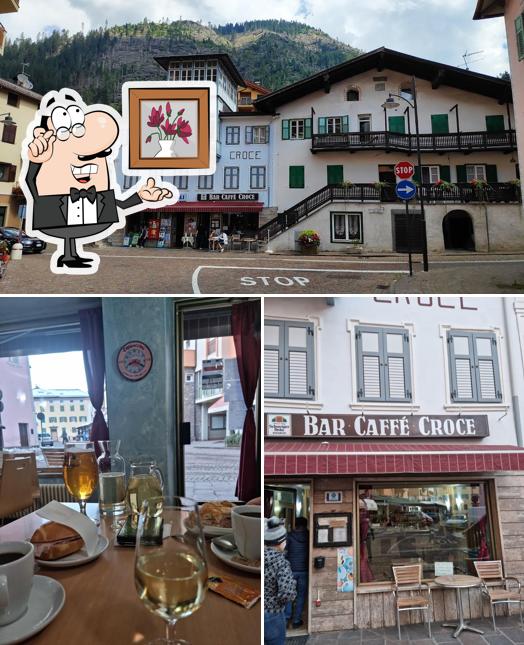 La foto di interni e esterno da Bar Caffe' Croce