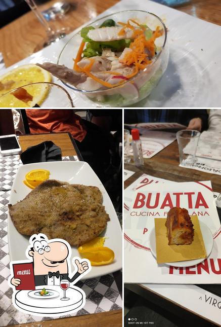 Еда в "Buatta cucina Popolana"