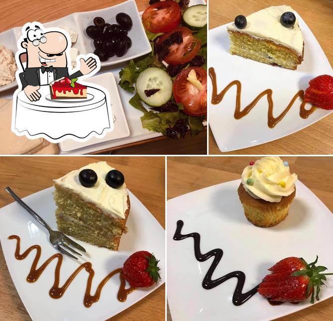 The Gate Cafe Bar and Deli offers a variety of desserts