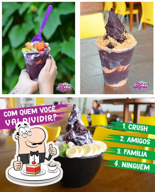 Misturas Açaí oferece uma seleção de pratos doces