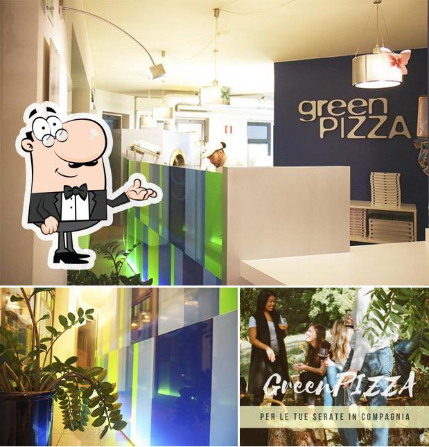 Dai un’occhiata alla immagine che raffigura la interni e esterno di Pizzeria d'asporto GreenPIZZA