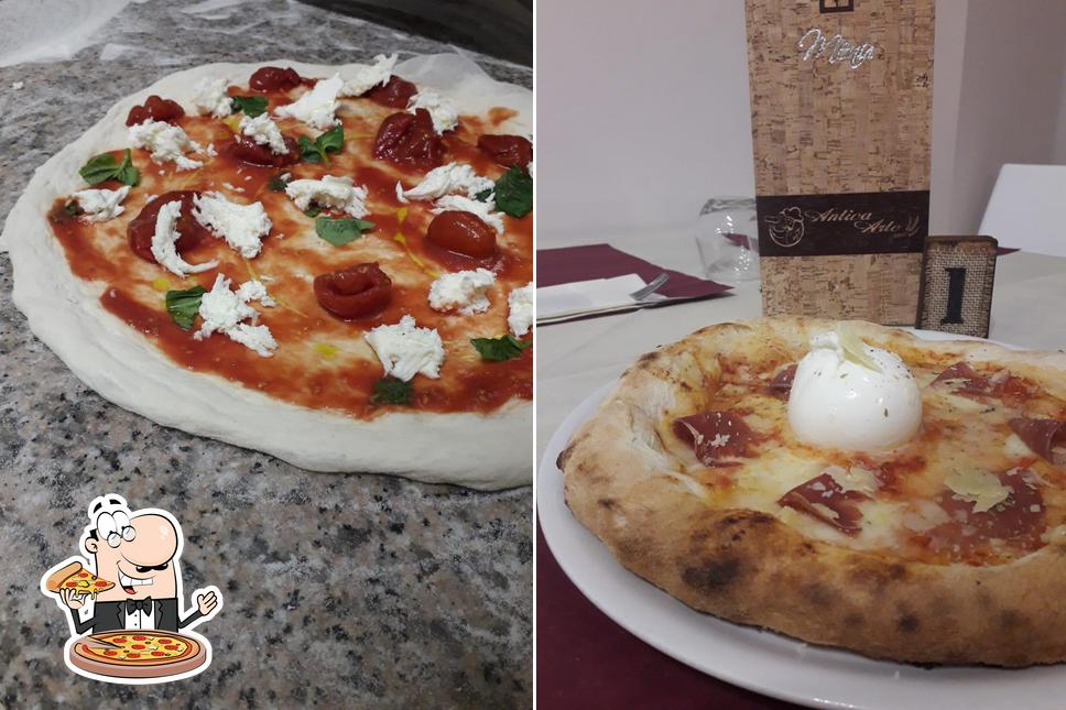 Get pizza at Antica Arte