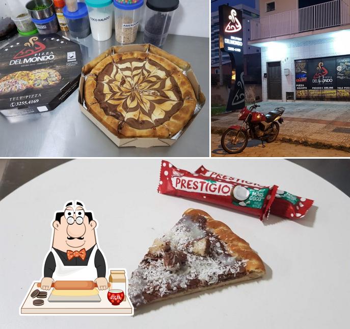 Pizza Del Mondo tubarão provê uma variedade de sobremesas