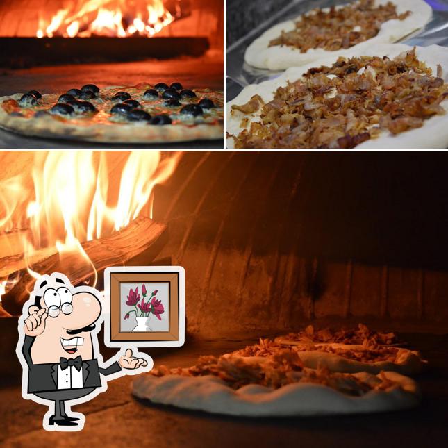 Tra le diverse cose da Pizzeria Galbiate Pizza da asporto e domicilio si possono trovare la interni e pizza